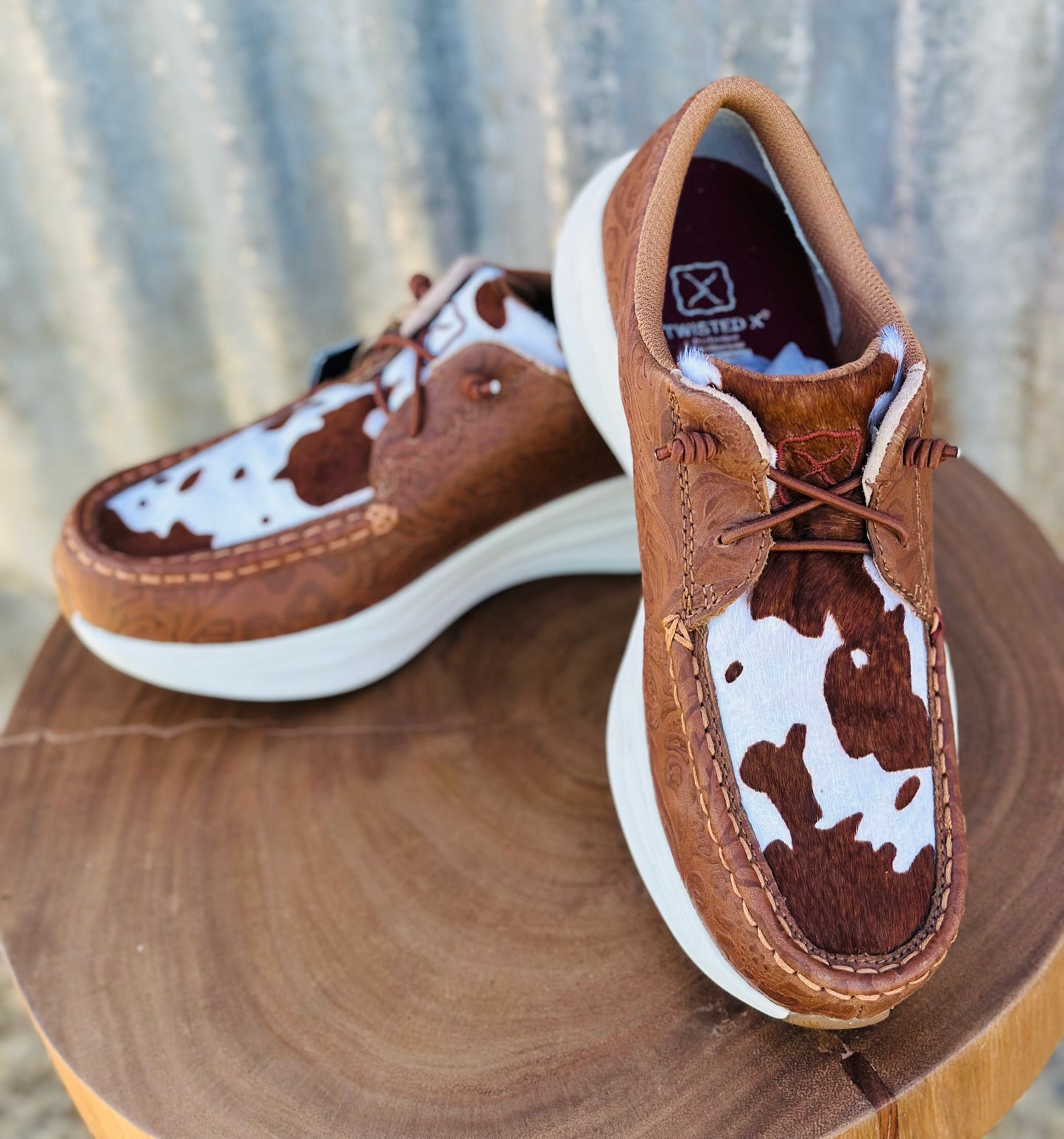 Twisted X Ladies Feather X Casual Cowhide Vamp